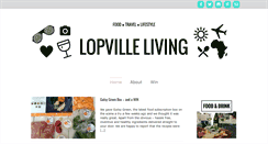 Desktop Screenshot of lopvilleliving.com