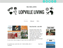 Tablet Screenshot of lopvilleliving.com
